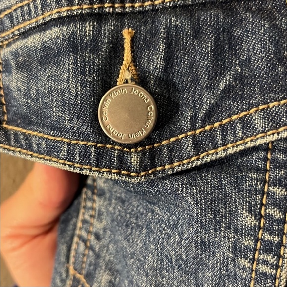 Calvin Klein Blue Denim Jacket - Picture 3 of 5